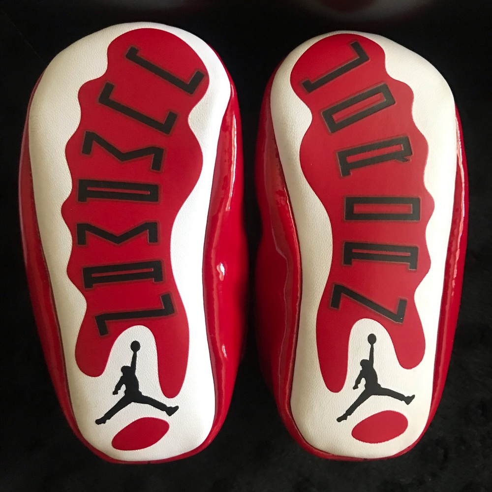 Red baby Jordan’s